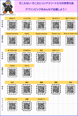 手話動画QRコード