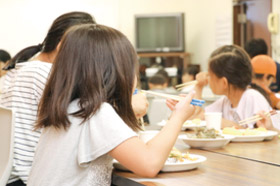 子ども食堂の様子