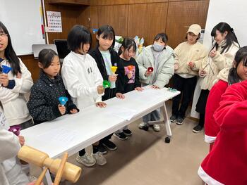 ハンドベル演奏の練習