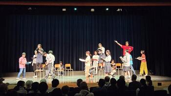 市民演劇のつどい合同演目の公演のようす