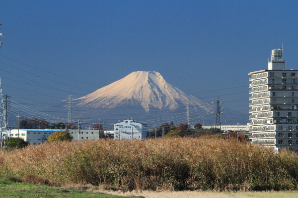 水谷東からの富士山