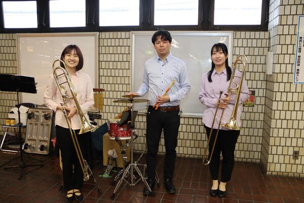 東邦音楽大学OB・OGの3人