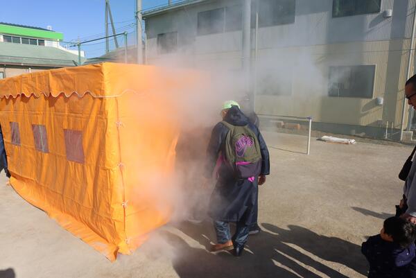 煙体験の写真