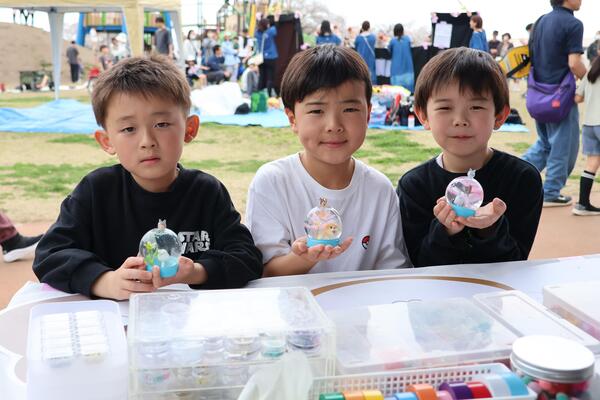 ワークショップに参加した子どもたち