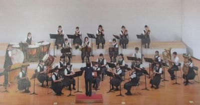 西中学校吹奏楽部の写真