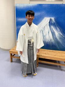 着物試着の写真