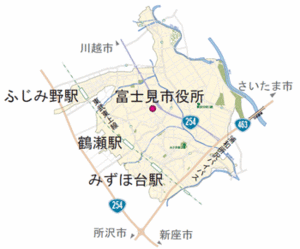富士見市内地図